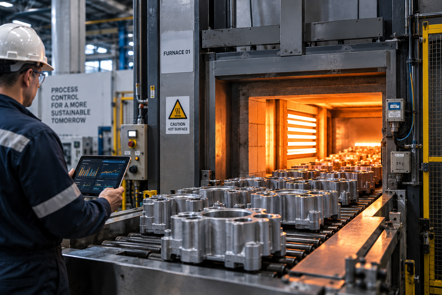 Industrial pilot deployment on the furnace line